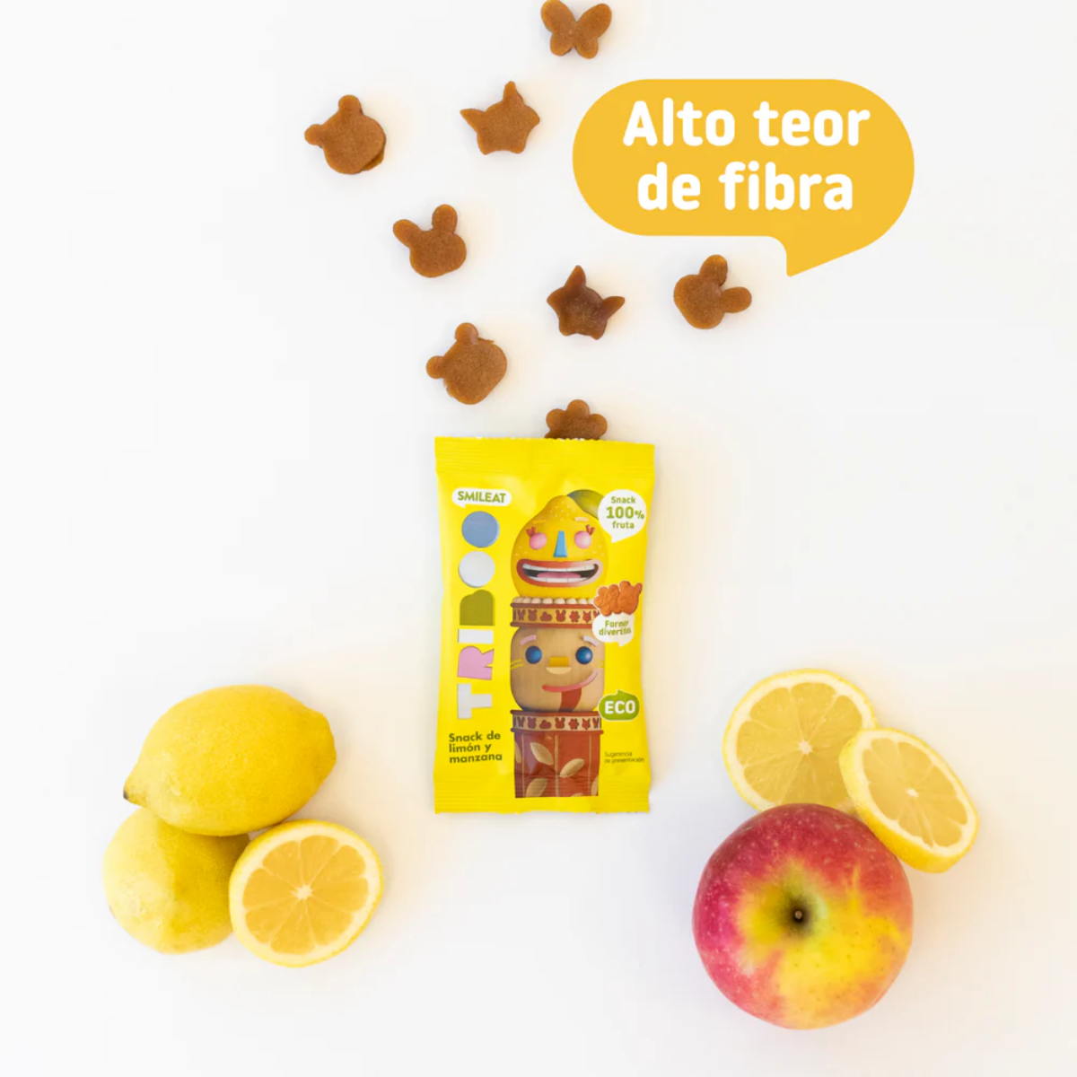 Sminolas Maçã e Limão Biológico, 25g Smileat Triboo