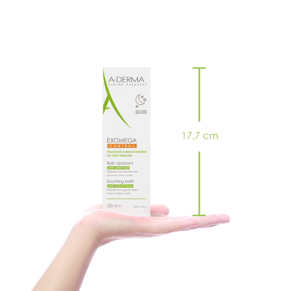 Banho Calmante Antiprurido, 250ml, Exomega Control, A-Derma