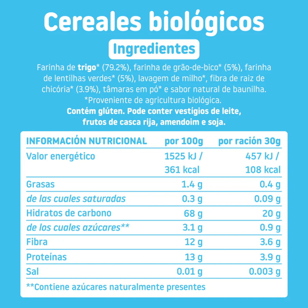 Cereais Pequeno-Almoço Biológico, 300g Smileat Triboo