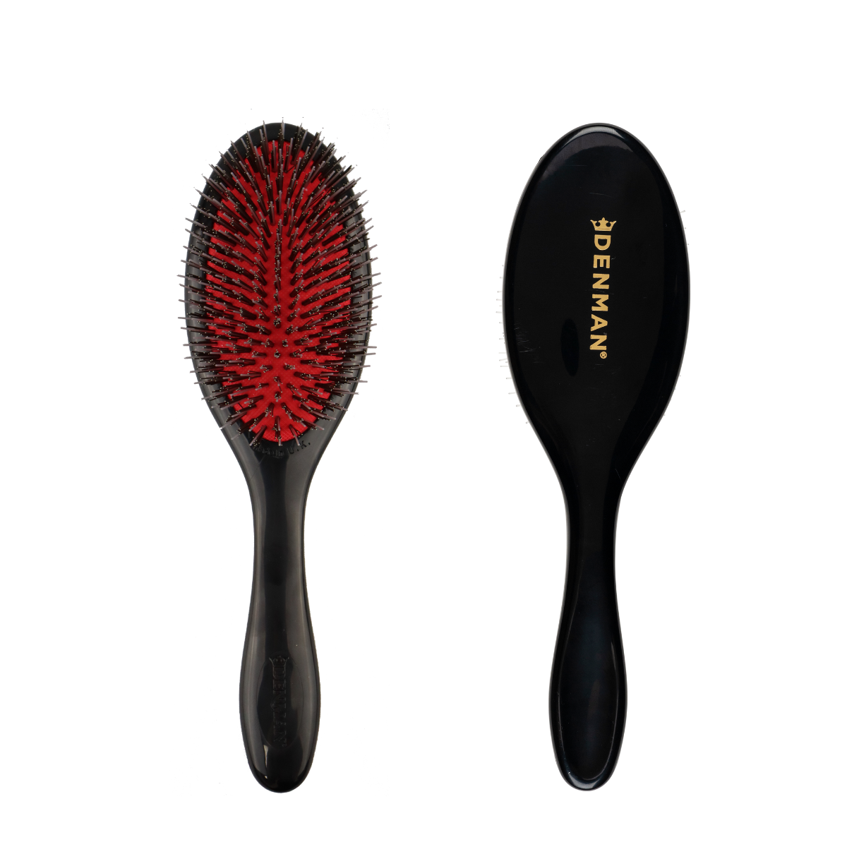 Escova de Cabelo Vegan Styler & Finisher Iconic Preta, DENMAN