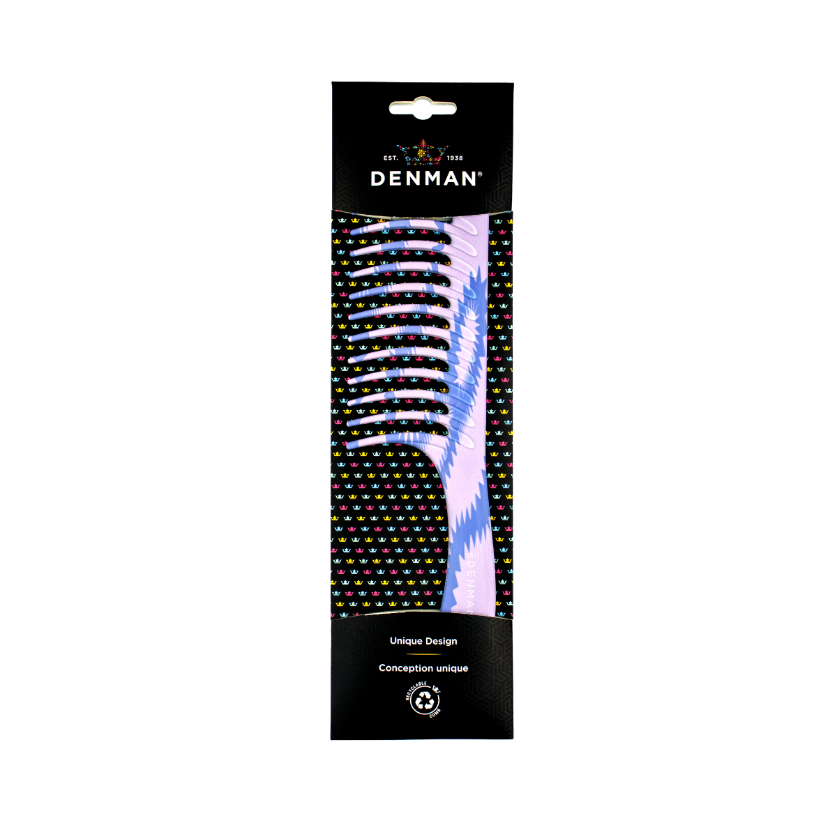 Pente Desembaraçador Deluxe Lavanda DWTC, DENMAN