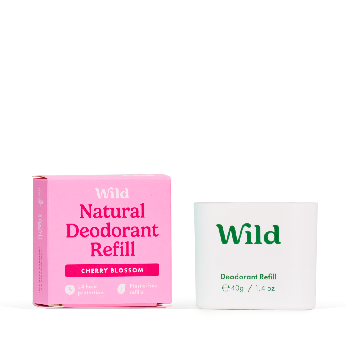 Desodorizante Natural Flor de Cerejeira - 40g Recarga WILD