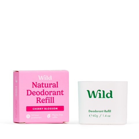 Desodorizante Natural Flor de Cerejeira - 40g Recarga WILD