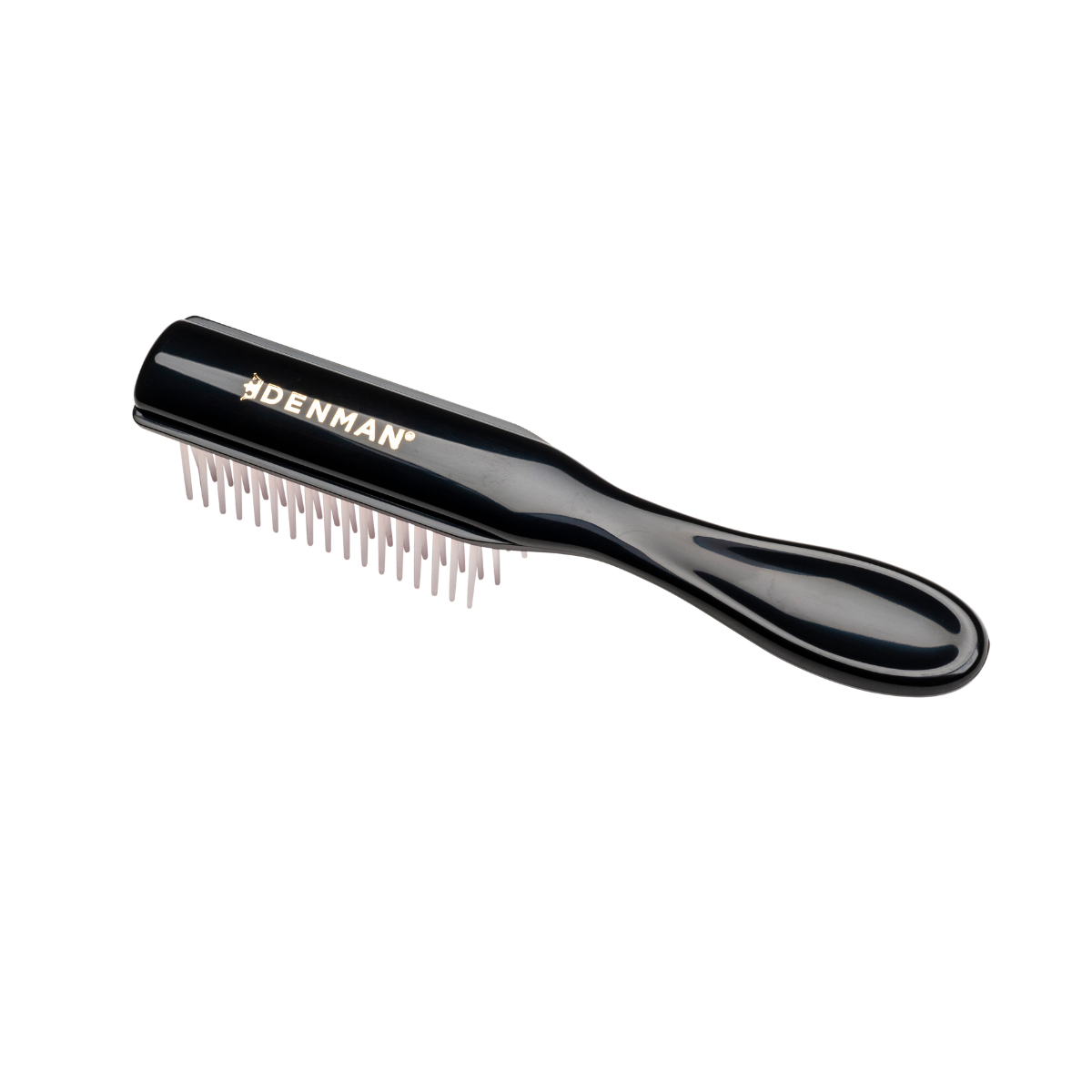 Escova de Cabelo Mini Styler & Ondulado Iconic Preto, DENMAN