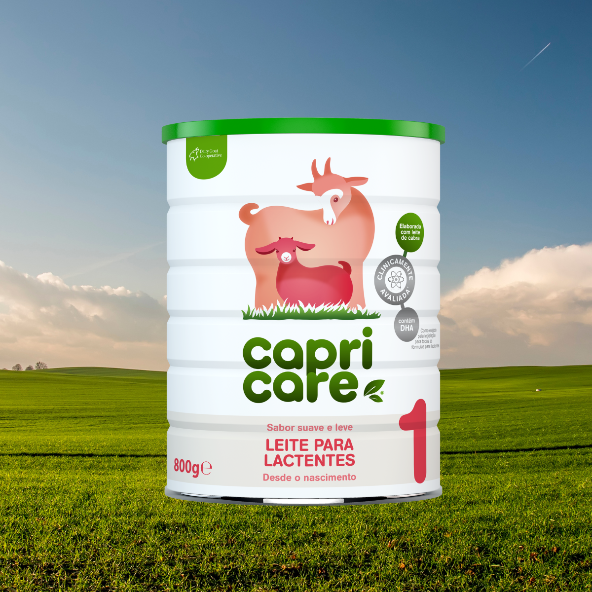 Leite de Cabra nível 1, para Lactentes 0-6 meses, 800g, CAPRICARE