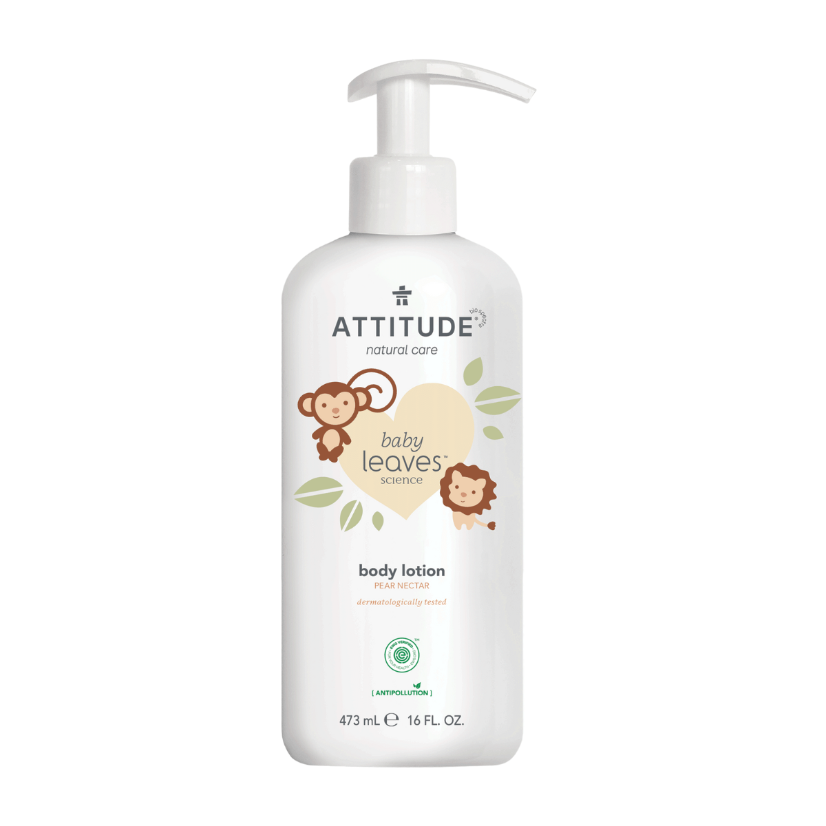 Loção de Corpo, Baby Leaves - Néctar de Pêra, 473ml Attitude
