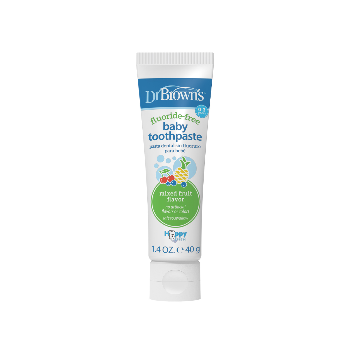 Pasta de Dentes Natural Mix Frutas 40g, Dr. Browns