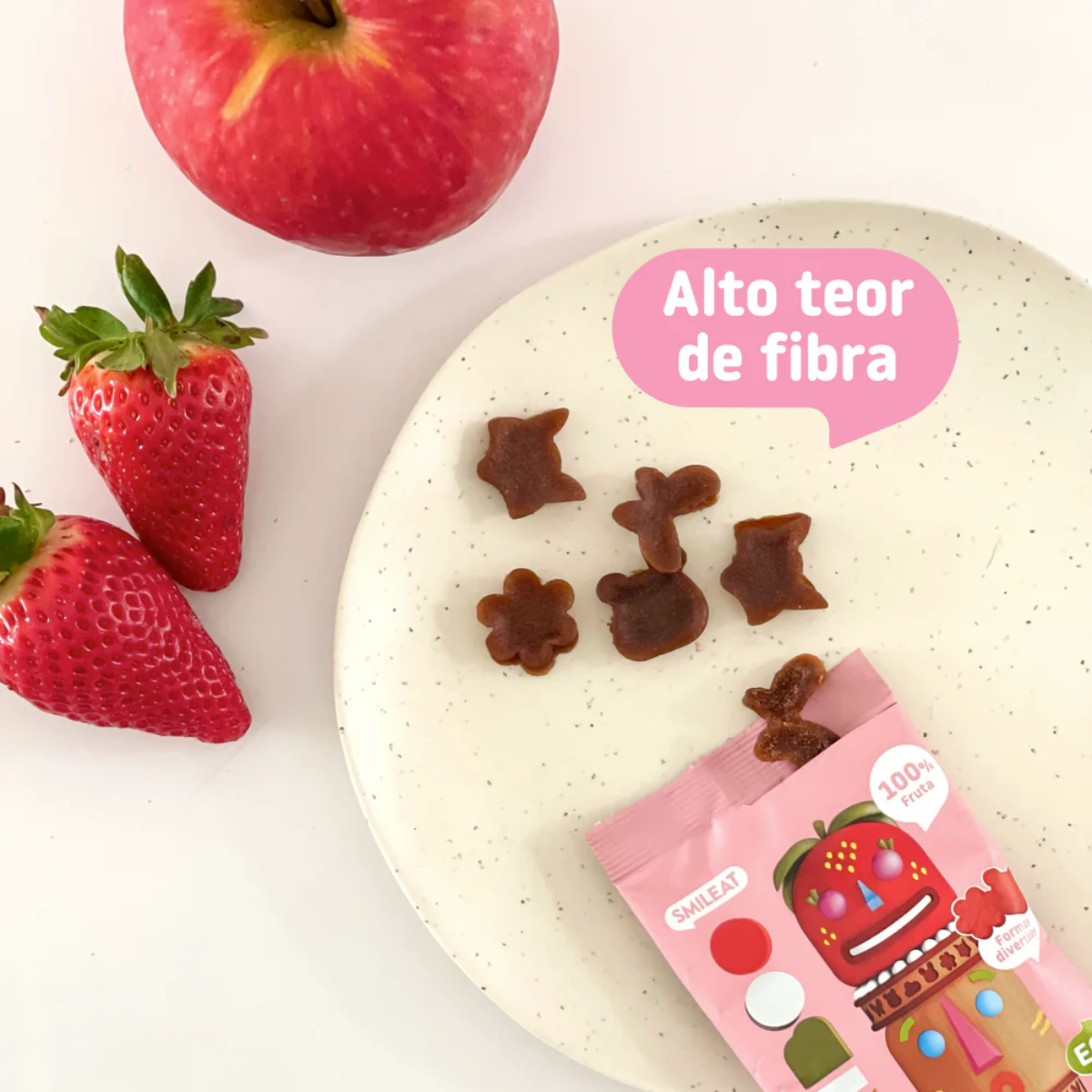 Sminolas Morango Biológico, 25g Smileat Triboo