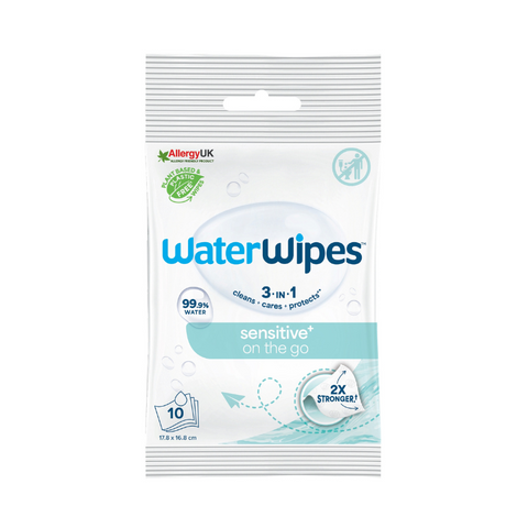 Toalhitas Bio - ON THE GO - 10 unidades WaterWipes