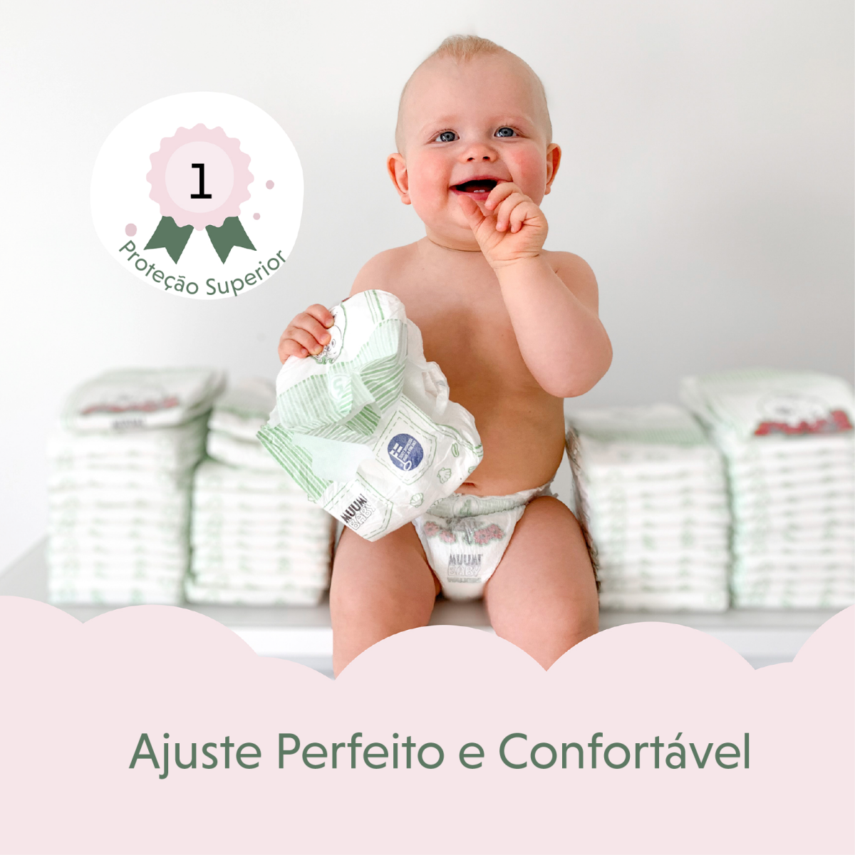 Fralda-cueca Walkers Tam. 6 BIG PACK (12-20kg) - 52 unidades Muumi Baby