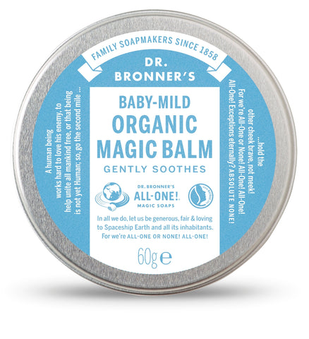 Bálsamo Biológico para Bebé - Sem Aroma, 60g Dr. Bronners