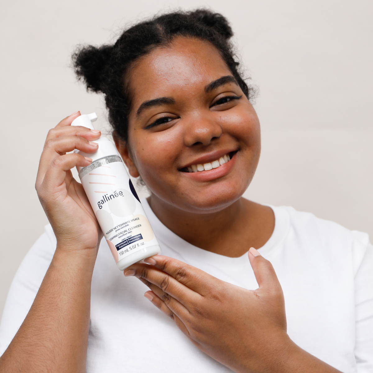 Espuma de Limpeza Facial Prebiótico, 150ml Gallinée