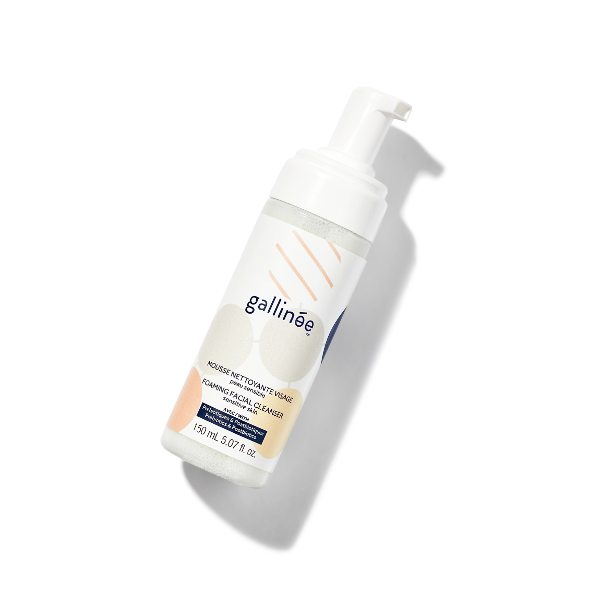 Espuma de Limpeza Facial Prebiótico, 150ml Gallinée