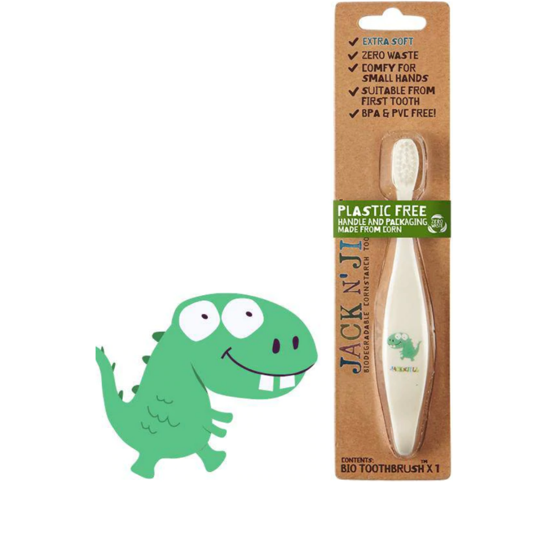 Escova de Dentes Compostável - Dino Jack N´Jill