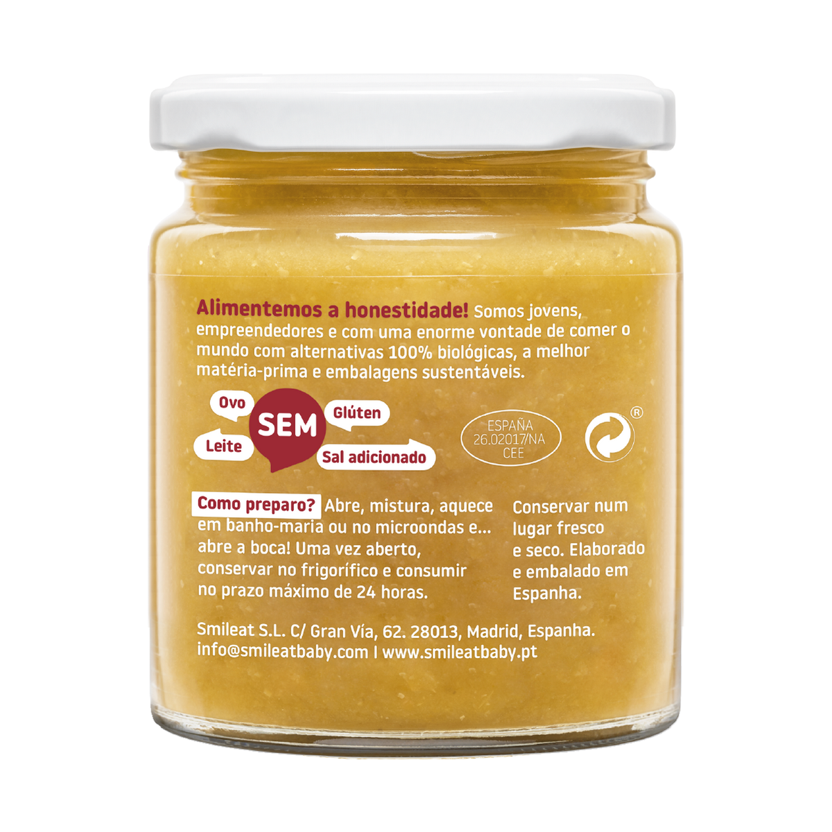 Boião Vitela com Legumes Biológico, 230g Smileat