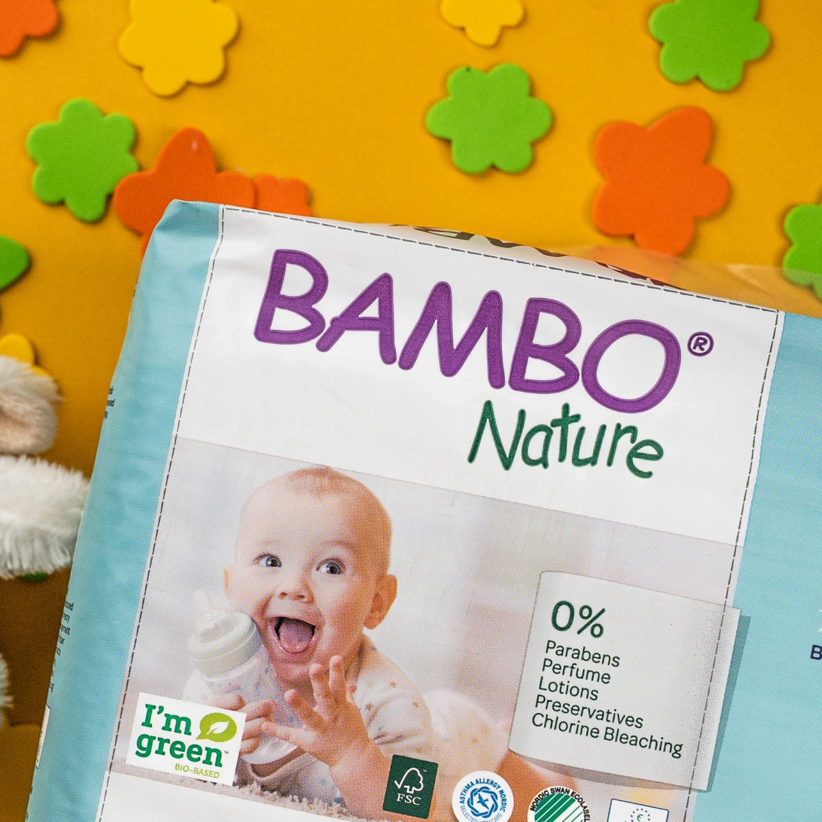 Fraldas Tam.2 (3-6 KG) - 30 unidades Bambo Nature