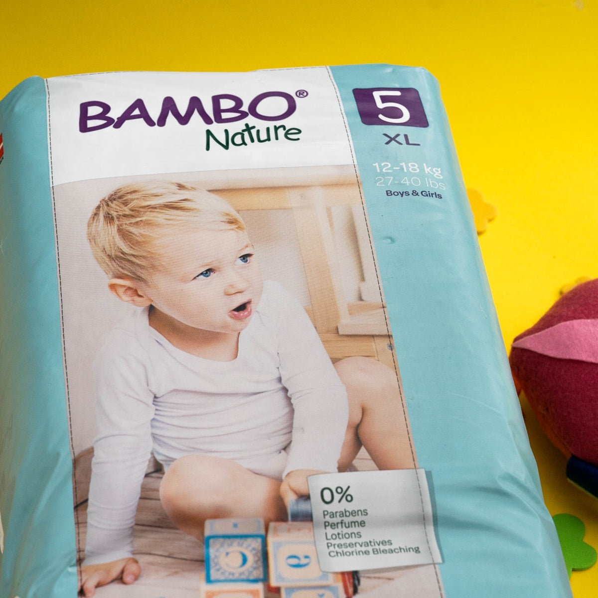 Fraldas Tam.5 (12-18 KG PACK XL) - 44 unidades Bambo Nature