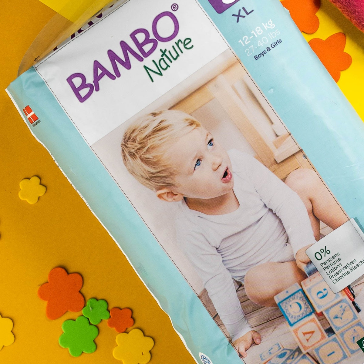 Fraldas Tam.5 (12-18 KG PACK XL) - 44 unidades Bambo Nature