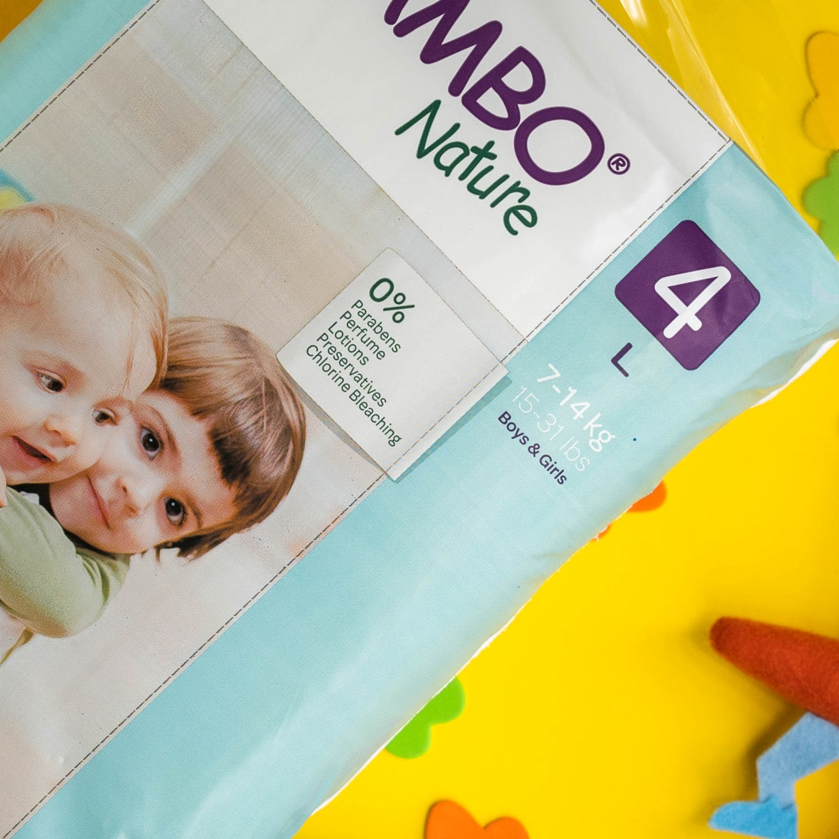Fraldas Tam.4 (7-14 KG PACK XL) - 48 unidades Bambo Nature