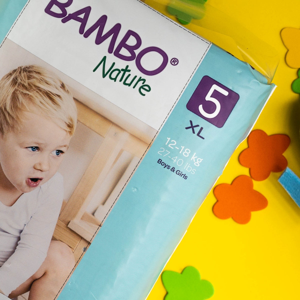Fraldas Tam.5 (12-18 KG PACK XL) - 44 unidades Bambo Nature