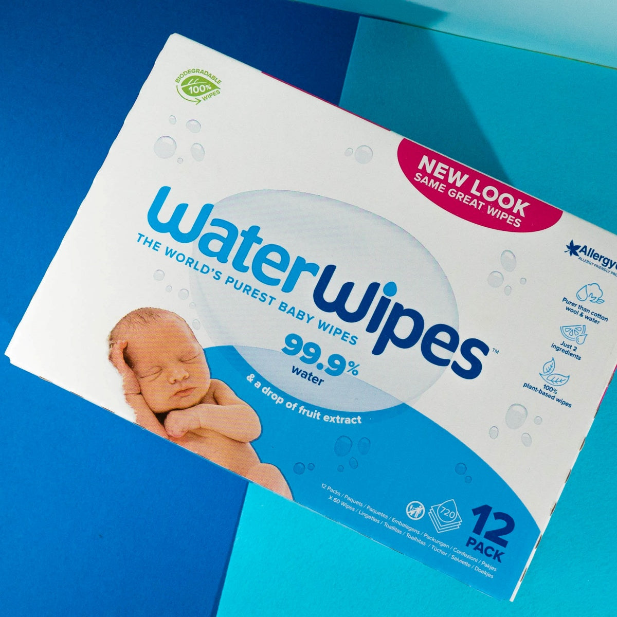 Toalhitas Bio - 12x60 unidades WaterWipes