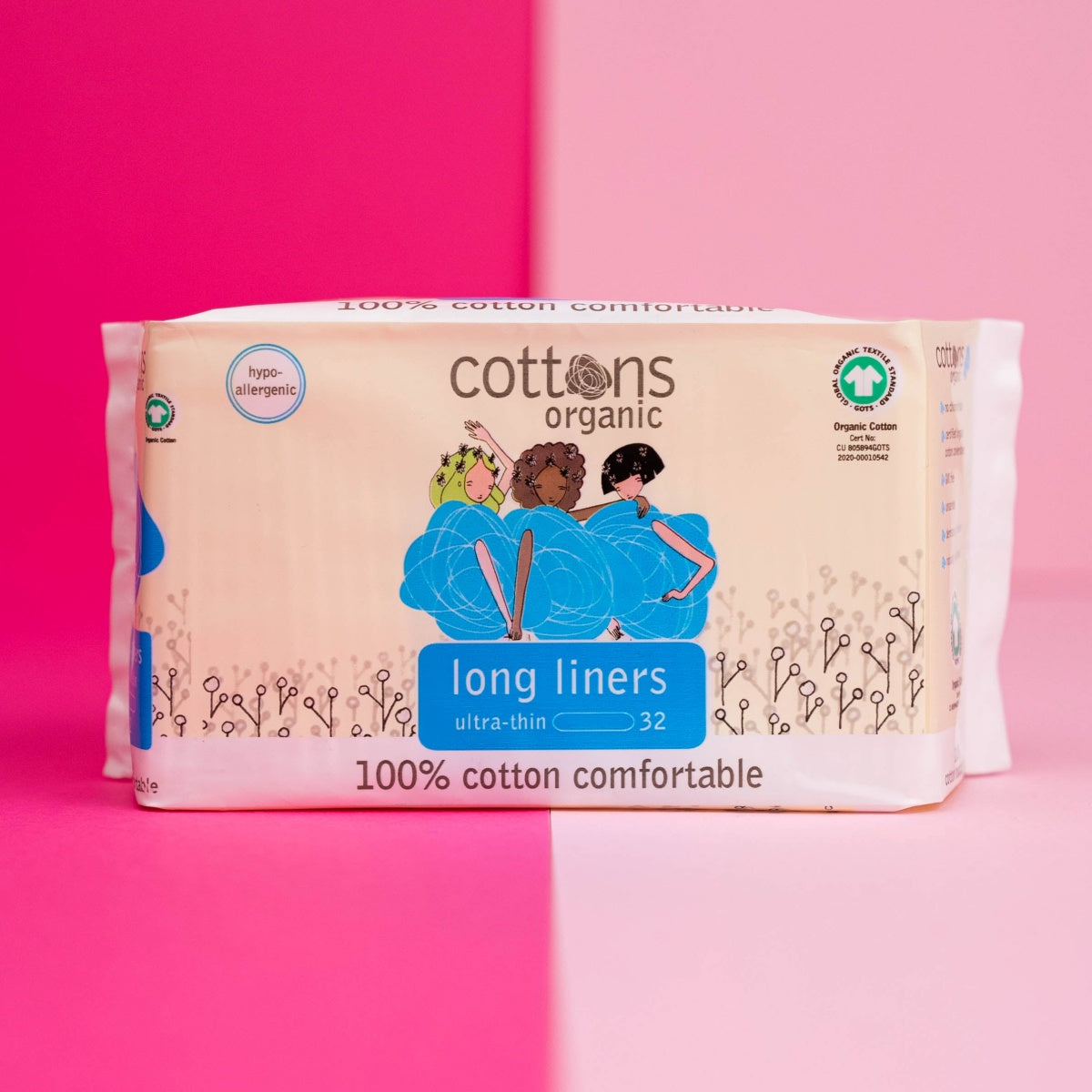 Penso Diário 100% Algodão - Extra Comprido 32 unidades Cottons