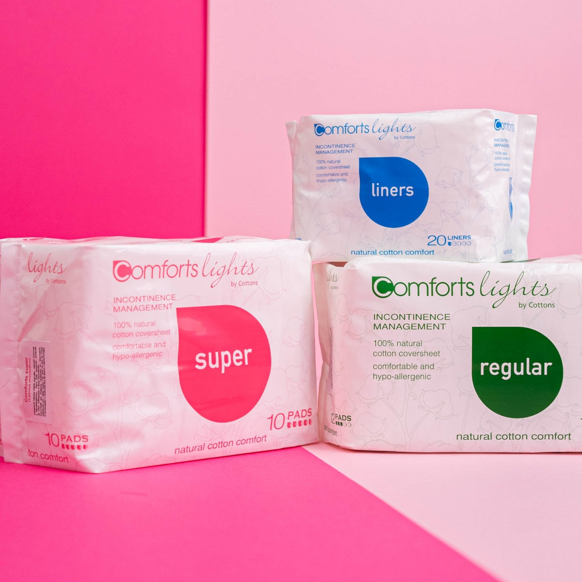 Penso Incontinência 100% Algodão 10 unidades - Super Comforts