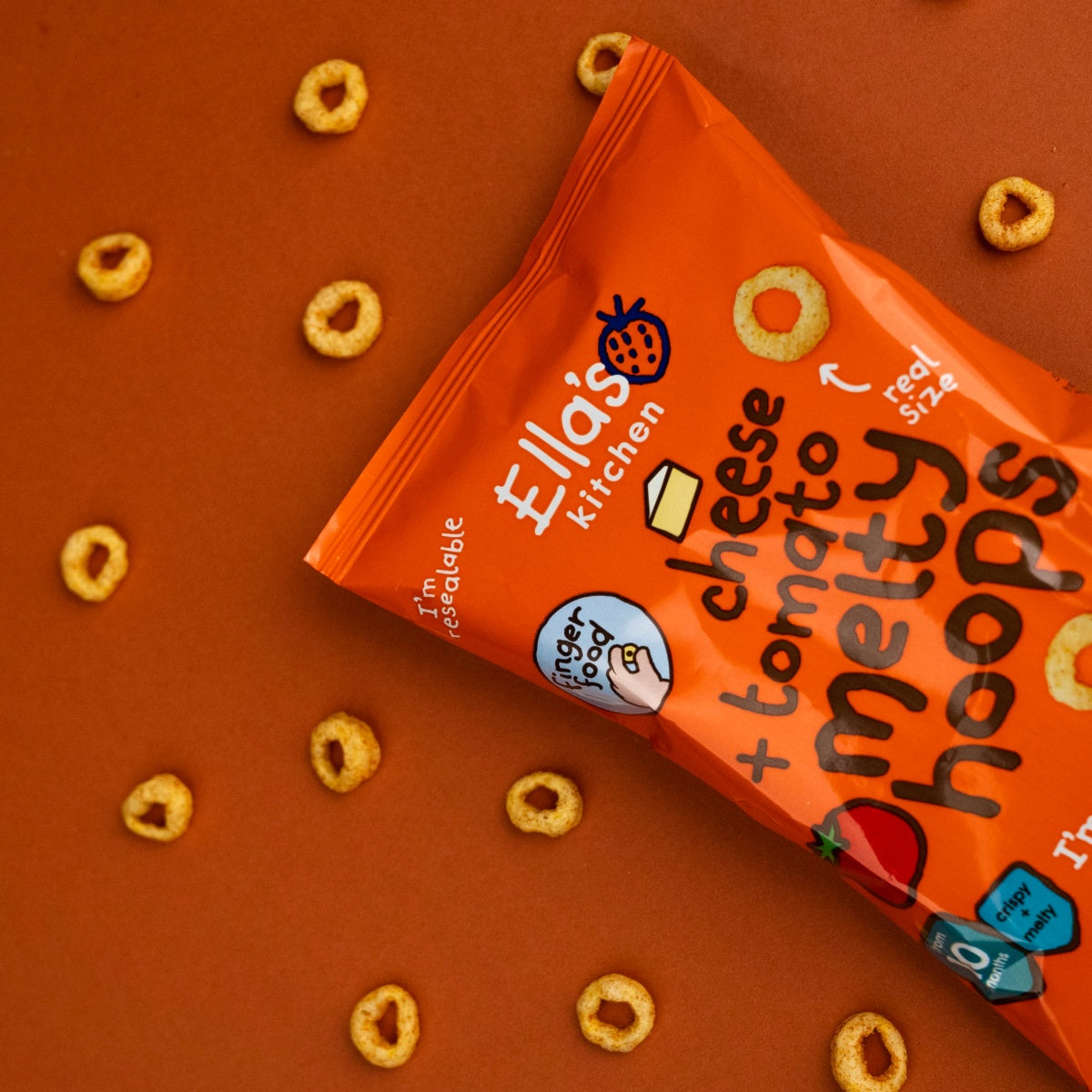 Snack de Tomate e Queijo, 20g Ellas Kitchen