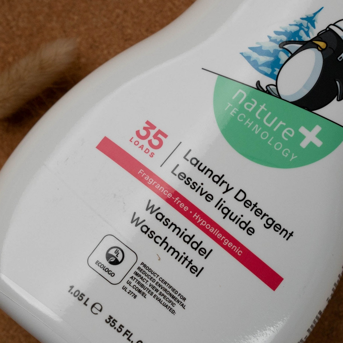 Detergente Líquido Ecológico para Roupa de Bebé - Sem Fragrância, 35 Doses Attitude