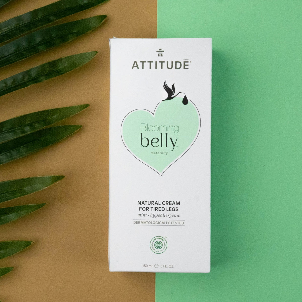 Creme Natural Pernas Cansadas Blooming Belly - Aroma Menta, 150ml Attitude