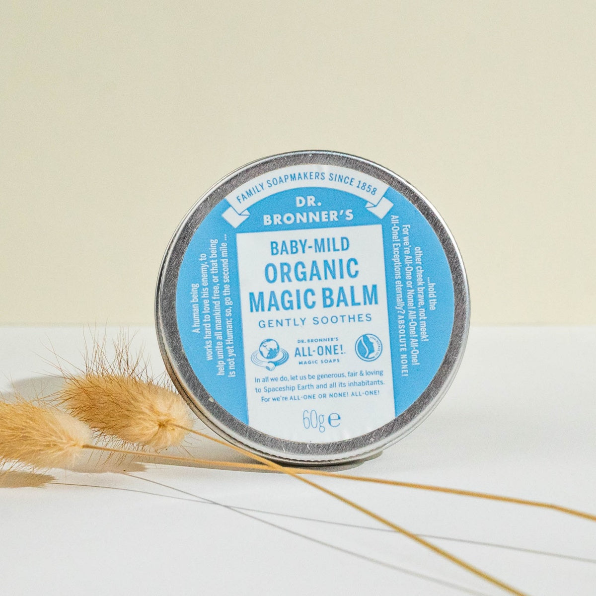 Bálsamo Biológico para Bebé - Sem Aroma, 60g Dr. Bronners