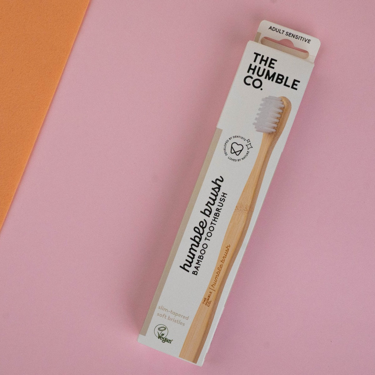 Escova de Dentes Suave em Bambu - Branco The Humble Co.