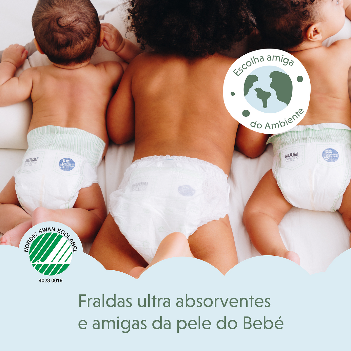 Subscrição WaterWipes + Muumi Baby Tamanho 6 Cueca